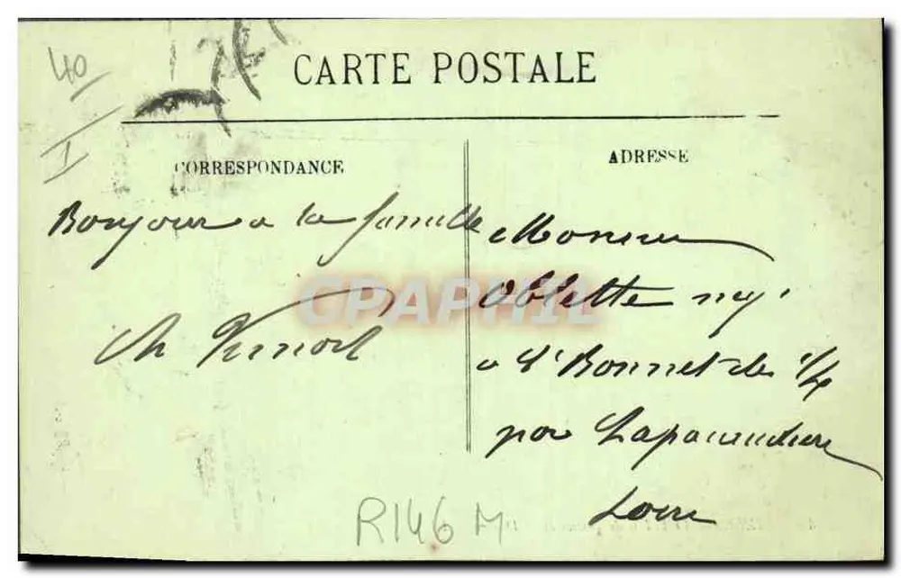 LILLE — O Palácio de Justiça e a Deule — LL - Verso