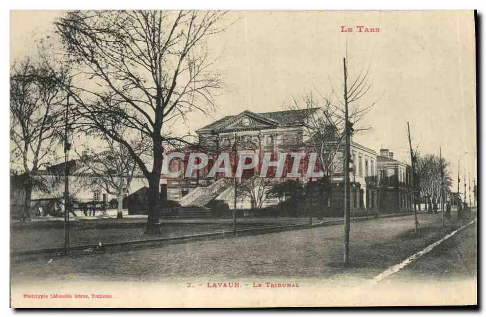 Lavaur - O Tribunal — Fototipia Lahnouche Irène, Toulouse — n°3 - Frente