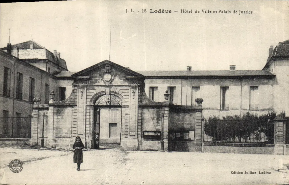 Lodève — Rathaus und Justizpalast — Edition Jullian, Lodève - Vorderseite