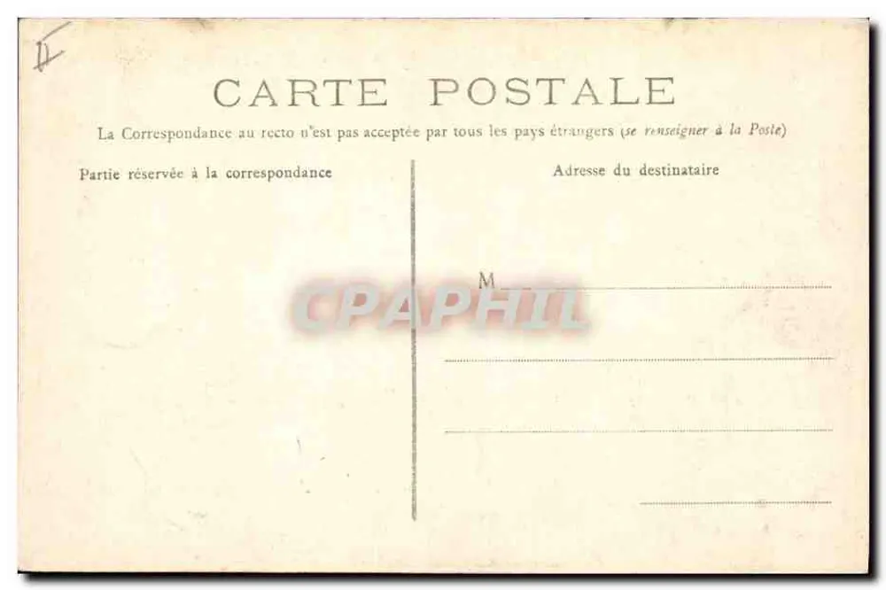 LILLE — O Palácio de Justiça — editor Antiquités, n° 124 - Verso