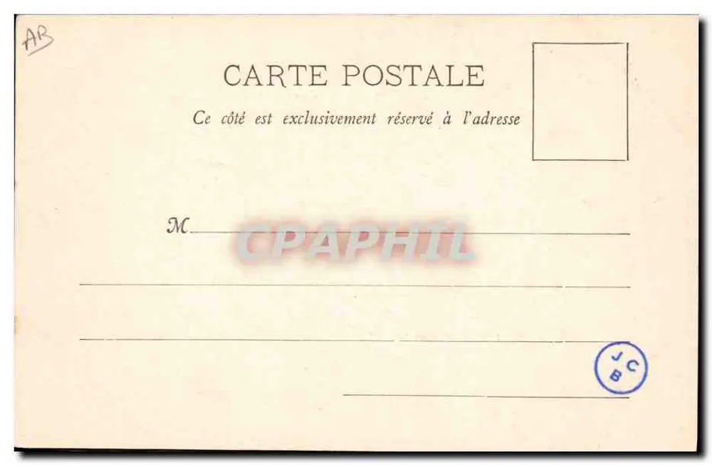 Der "Dupuy de Lôme" — Kreuzer der Marine — Phototypie A. Burgred et Cie, Nancy - Rückseite