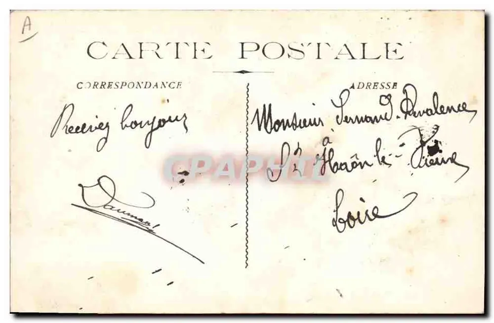 Französische Marine - "Démocratie" Schlachtschiff der ersten Klasse — Edit F.P. Toulon, n°33 - Rückseite
