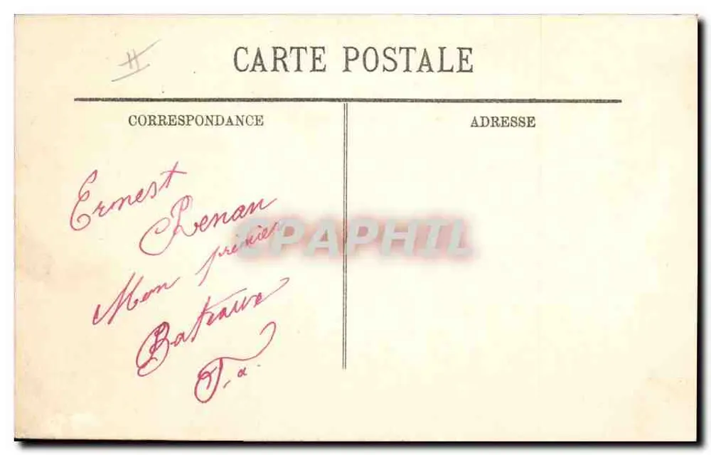 Ernest-Renán — Kreuzer der ersten Klasse — LL - Rückseite