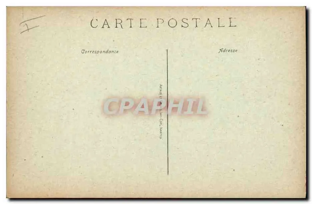 Marine der Französischen Armee — Der Panzerkreuzer 'Ernest-Renan' — anonymer Verlag, n°9 - Rückseite