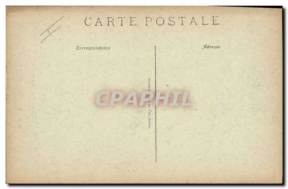 Der Kreuzer-Panzerkreuzer Ernest-Renan — Französische Marine — Verlag nicht sichtbar - Rückseite
