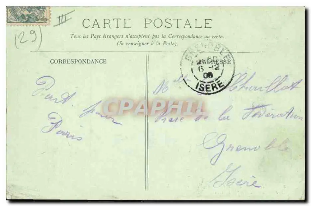 BREST — Der Nationale Brücke geöffnet — Abfahrt des Kreuzers 'd'Estrees' — LL. n°12 - Rückseite
