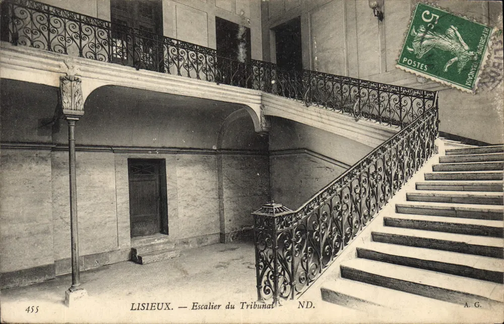 Lisieux — Treppen des Gerichts — A.G. n°455 - Vorderseite