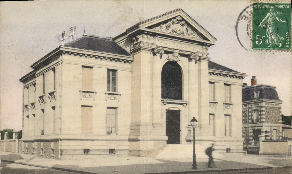 Palácio de Justiça — Paris — editor não visível, número de série ilegível - Frente