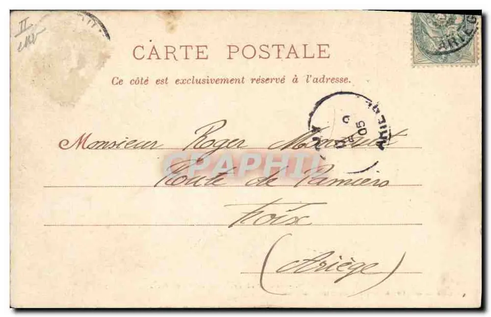 Montauban - Bourse et Tribunal de Commerce — éditeur J. Montaut, Montauban - Rückseite