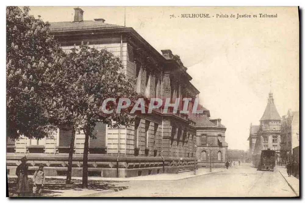Mulhouse - Palácio de Justiça e Tribunal - Frente