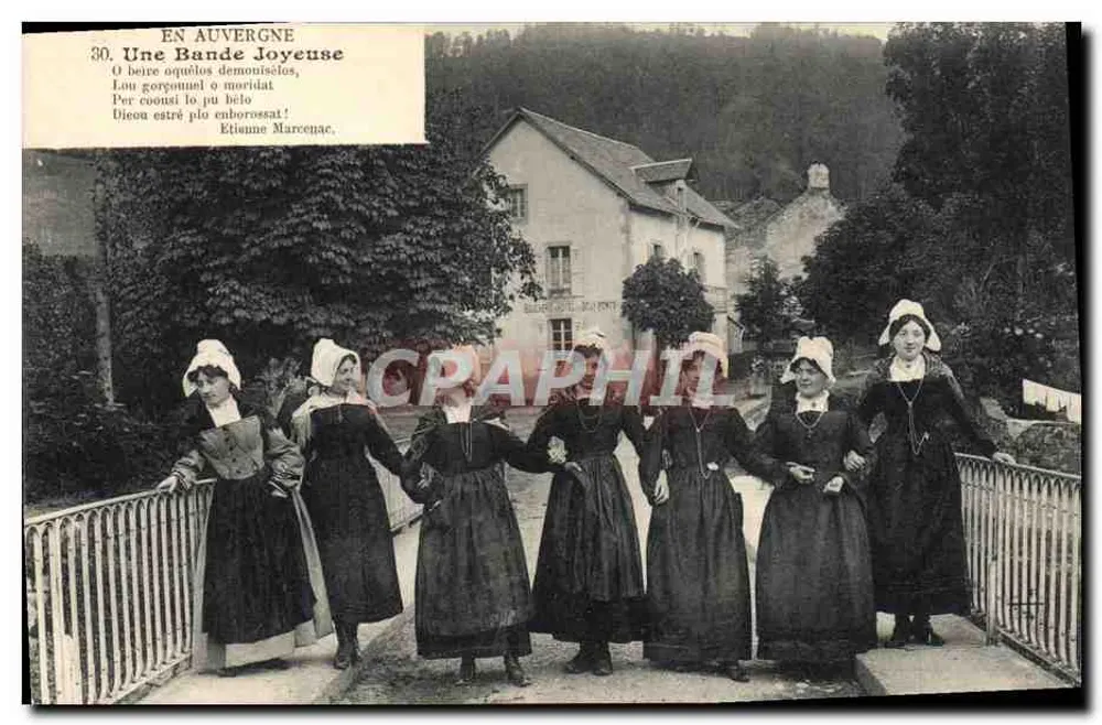 Uma Banda Alegre — Na Auvergne — Editor não identificado, n° 30 - Frente