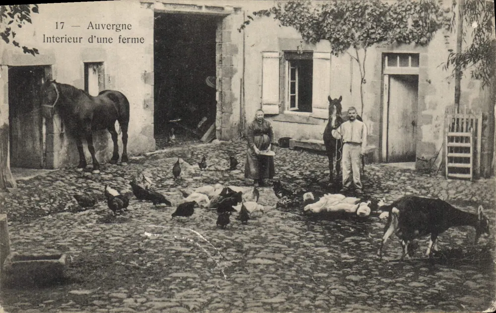 Auvergne — Innenraum einer Farm — n°17 - Vorderseite