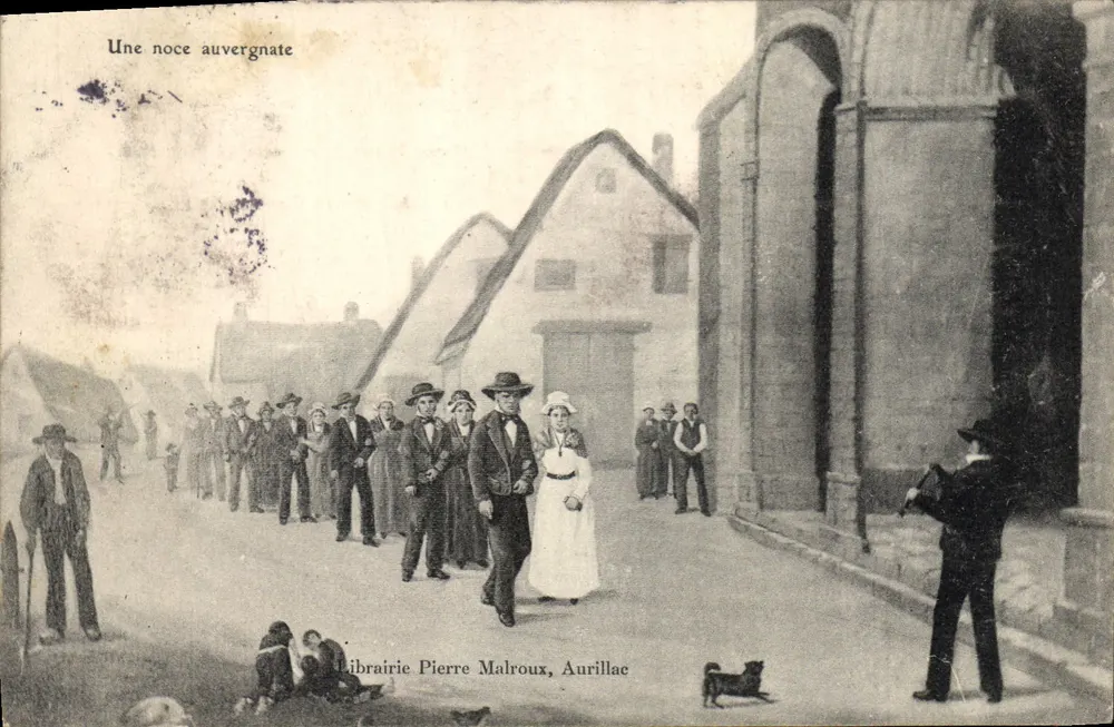 Uma festa de casamento auvergnata — Livraria Pierre Malroux, Aurillac - Frente