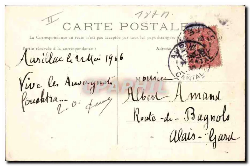 Uma festa de casamento auvergnata — Livraria Pierre Malroux, Aurillac - Verso