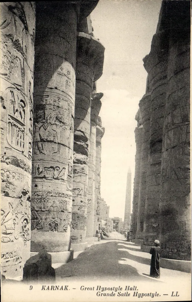 Karnak — Grande Sala Hipóstila — LL - Frente