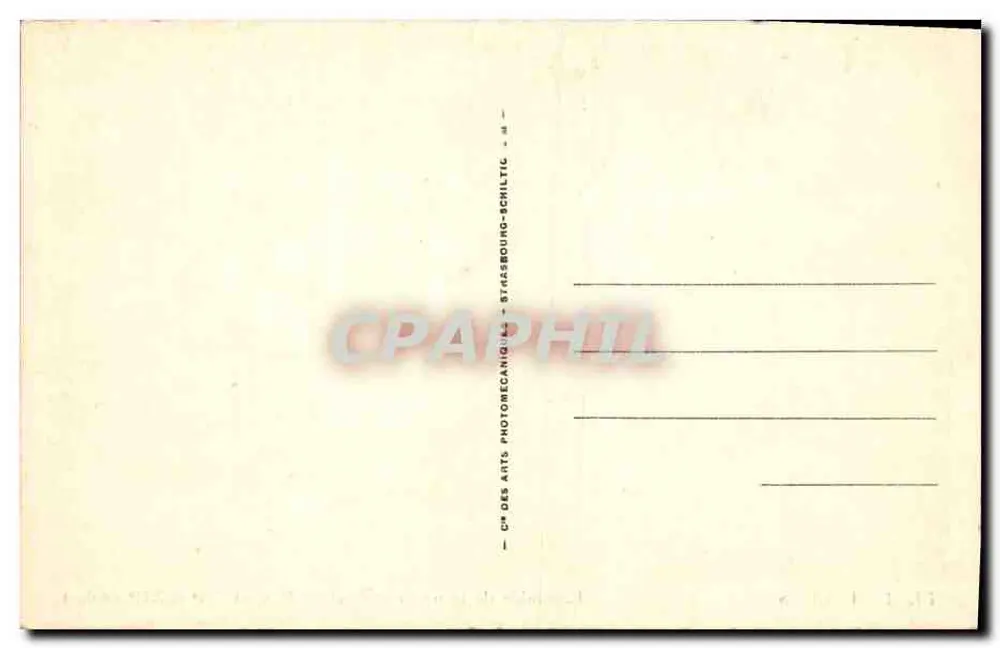 Loches — Ansicht der südöstlichen Teil des Bergfrieds (11. und 12. Jahrhundert) — C° des Arts Photomécaniques, Schiltigheim - Rückseite