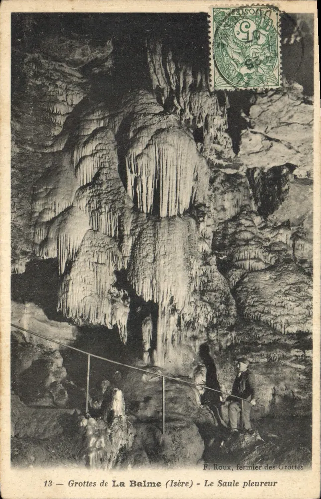 Höhlen von La Belme (Isère) — Weidendorn — F. Roux, Höhlenbauer - Vorderseite