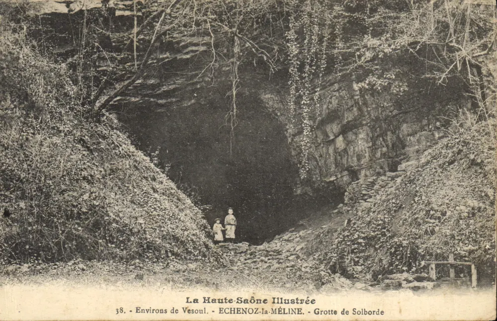 Grotte de Solborde — Umgebung von Vesoul — La Haute-Saône Illustrée n°38 - Vorderseite