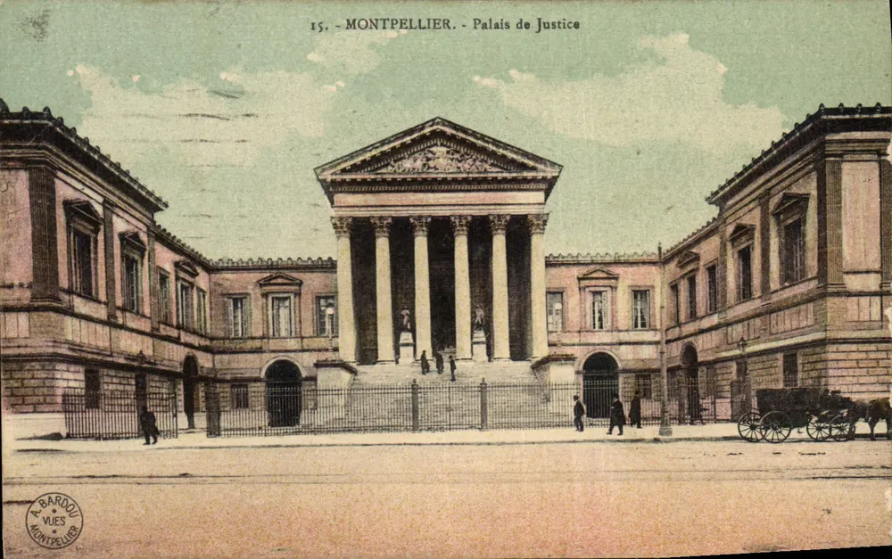 Montpellier - Paleis van Justitie — A. Bardou, Montpellier, n°15 - Voorkant