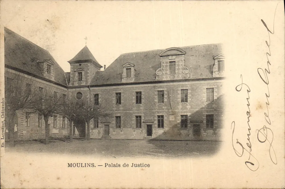 Moulin - Justitiepaleis — Ed. Lassédat, Châteauneuf - Voorkant