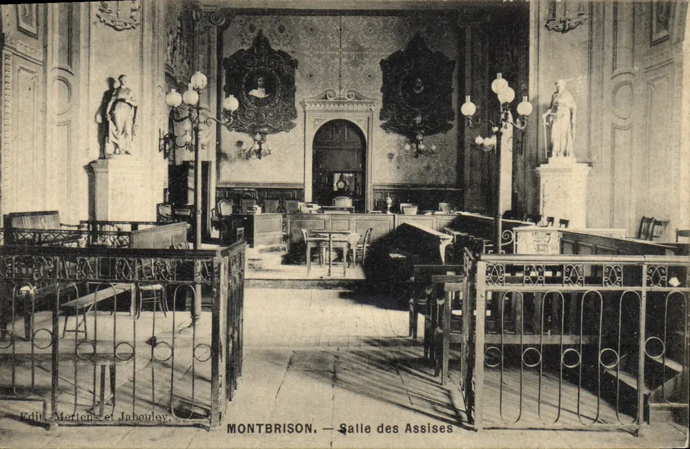 Montbrison — Gerichtssaal — Edit. Mertens et Jabouley - Vorderseite
