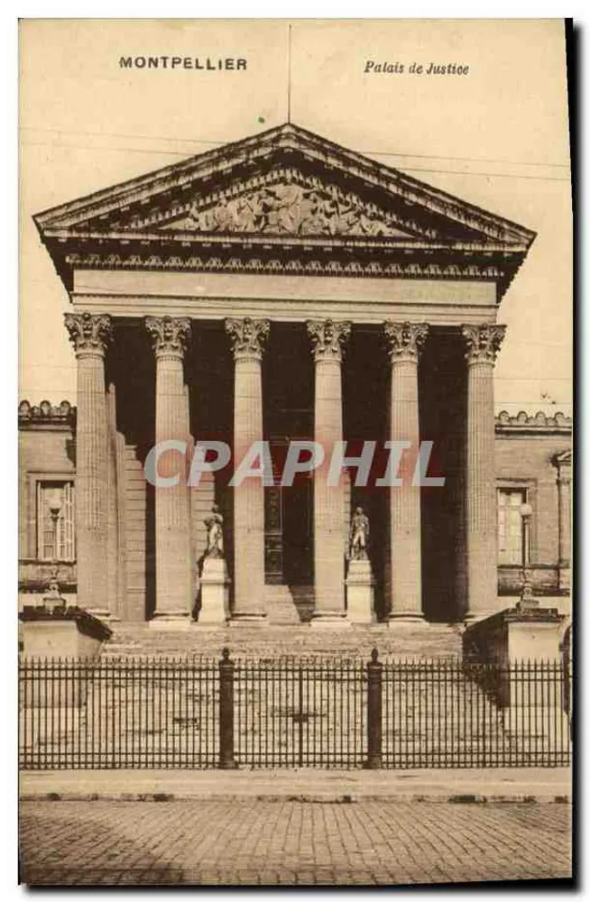 Montpellier — Paleis van Justitie — uitgever Falaguer - Voorkant