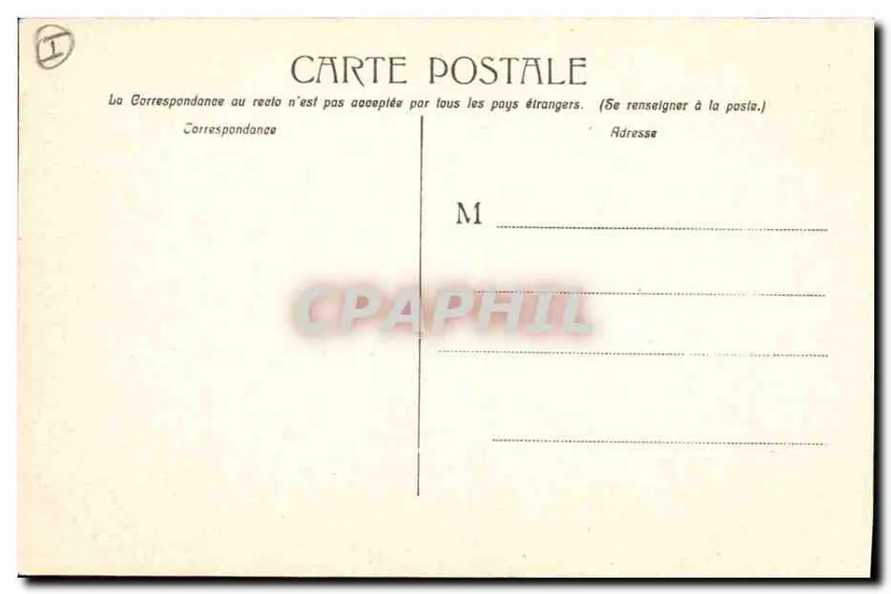 Montpellier - Het Paleis van Justitie — Uitgave van de Nieuwe Galerijen, n°12 - Achterkant