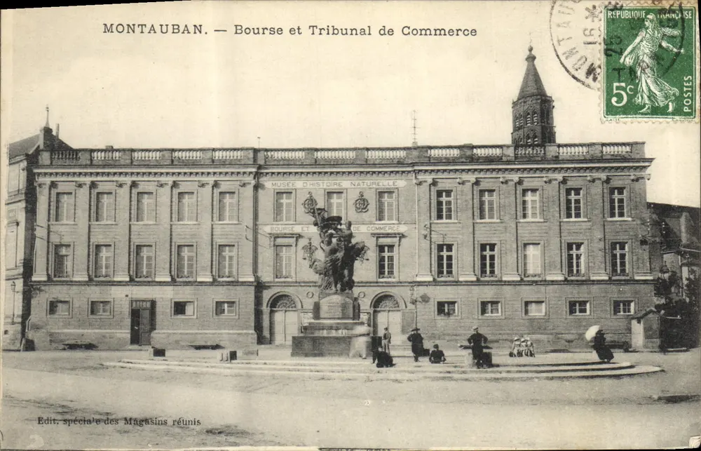 Montauban — Bolsa e Tribunal de Comércio — Museu de História Natural - Frente