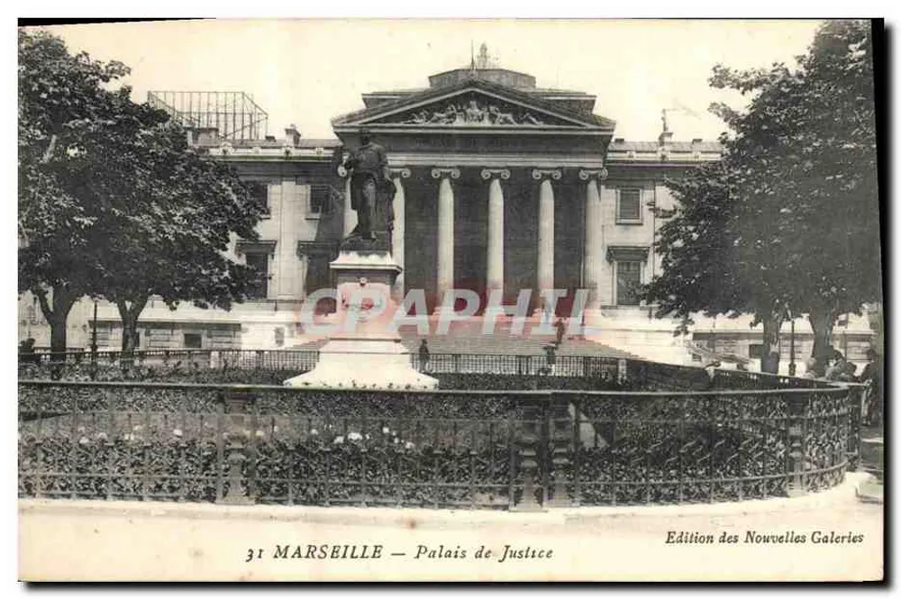 Marseille — Palácio de Justiça — Edição das Novas Galerias, n°31 - Frente
