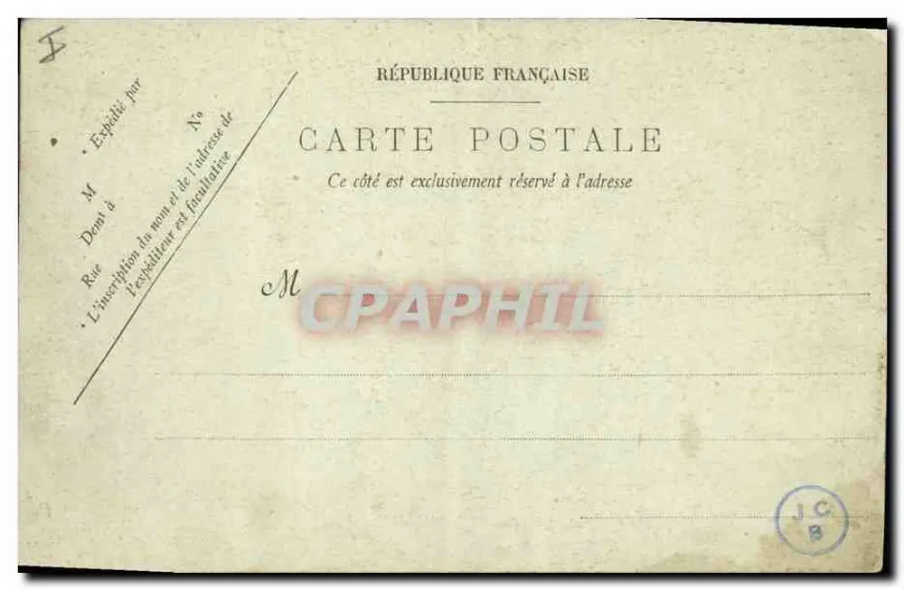Marseille — O Palácio de Justiça — LL. n°27 - Verso