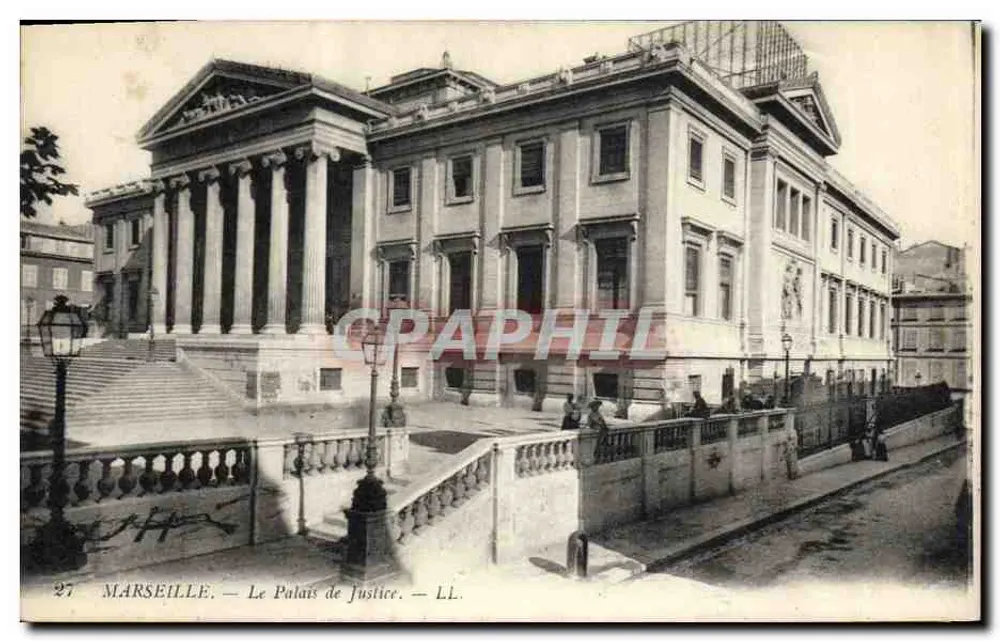Marseille — O Palácio de Justiça — LL. n°27 - Frente