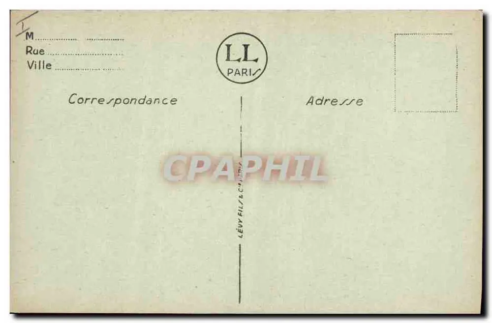 Moulins — O Palácio de Justiça — LL - Verso