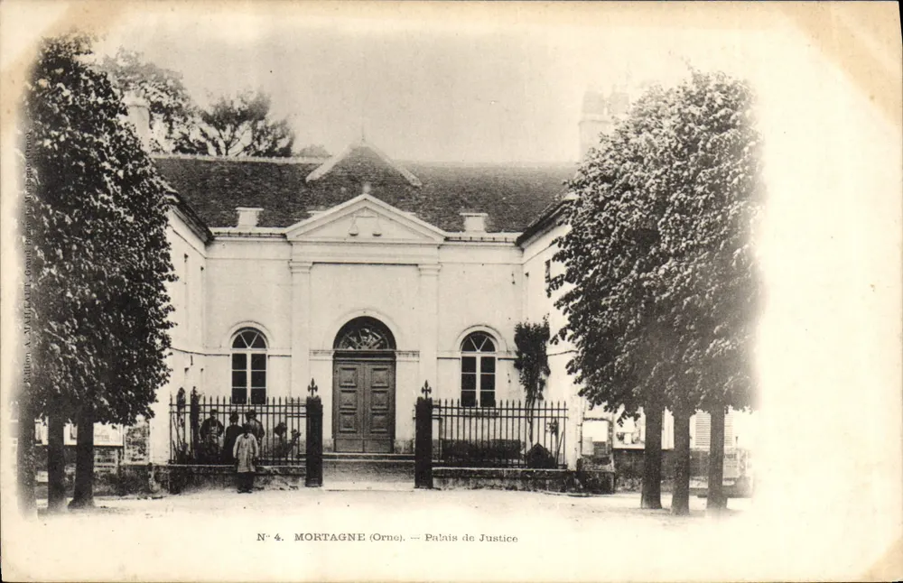 Mortagne (Orne) — Palácio de Justiça — Editor A. YAMOUT - Frente