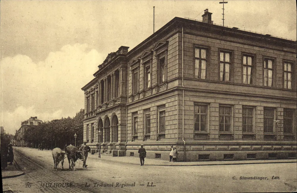 Mulhouse — Regionalgericht — C. Simendinger, Verleger - Vorderseite