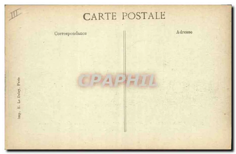 Nationalflotte — "Edgar-Quinet" — Panzerkreuzer, 14.000 Tonnen - Rückseite