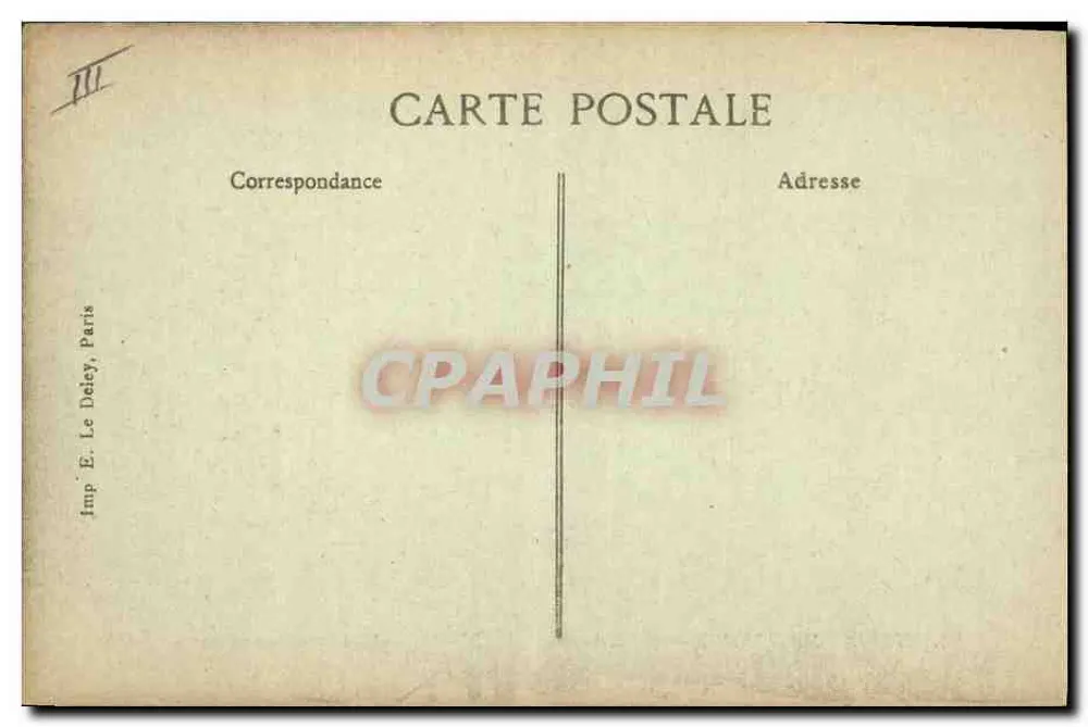Marine Nationale — "Edgar-Quinet" — Panzerkreuzer 14.000 Tonnen — Verleger B.D. - Rückseite