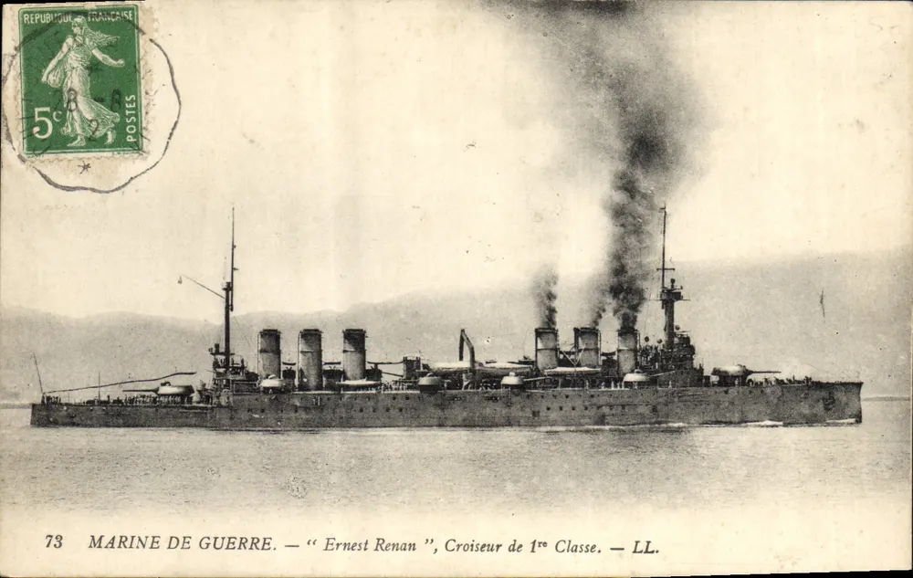Kriegsmarine — "Ernest Renan", Kreuzer der ersten Klasse — LL. — 73 - Vorderseite