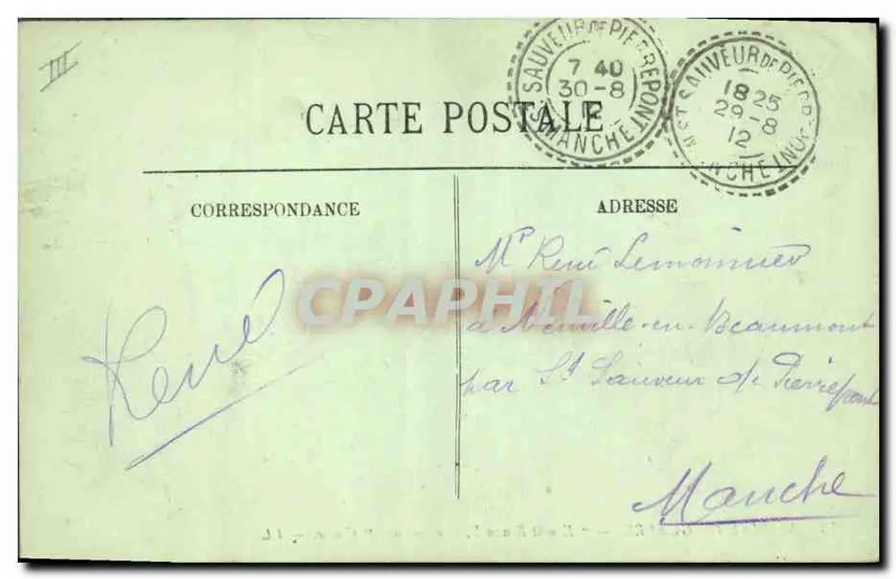 Kriegsmarine — "Ernest Renan", Kreuzer der ersten Klasse — LL. — 73 - Rückseite