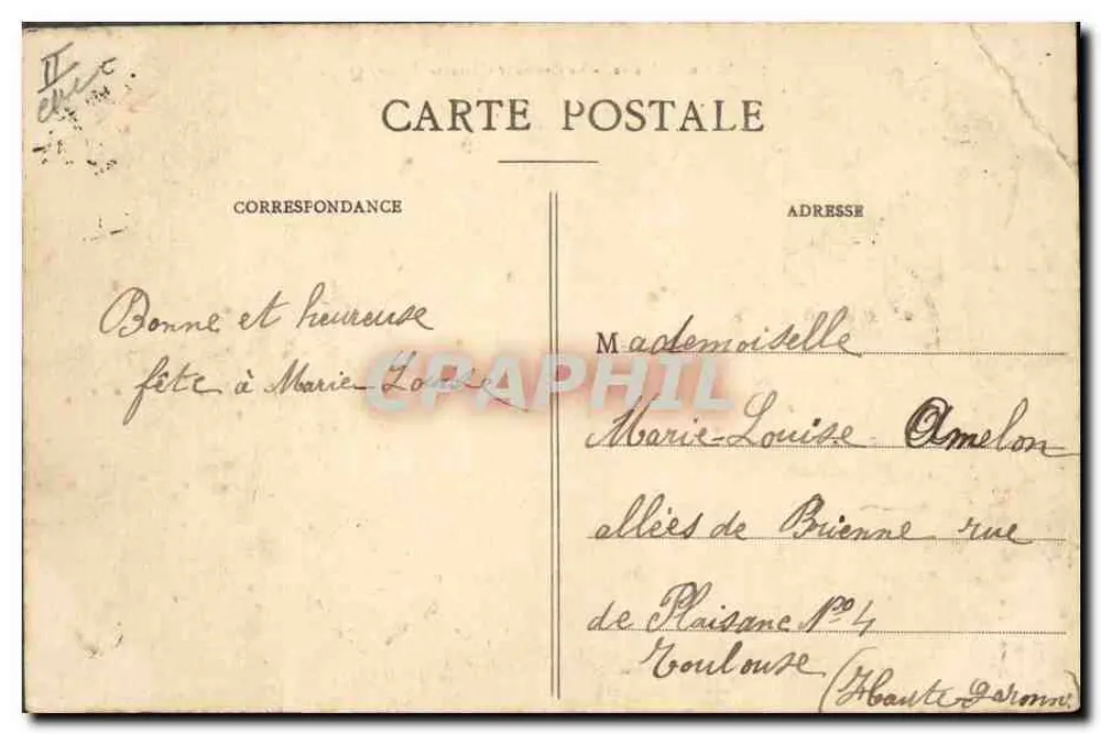 Der Kreuzer-panzer Edgard-Quinet — Militärmarine — Verleger FTT BREST - Rückseite