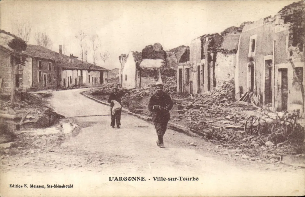 Das ARGONNE - Ville-sur-Tourbe — Edition E. Moisson, Ste-Ménéhould - Vorderseite