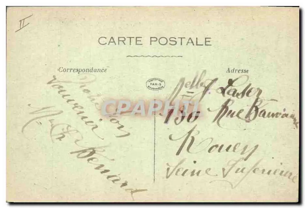 Château-Thierry — Place de l'Hôtel-de-Ville — La Pensée, Verlag Nr. 2254 - Rückseite
