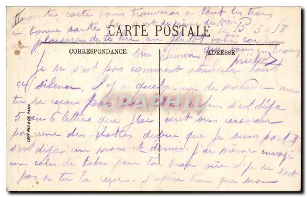 Reims — Rue du Ruisset — Demolição de uma casa após um desabamento — Vilad Paris n° 228 - Verso
