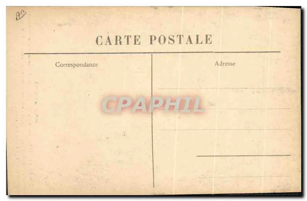 Le Châlot — Tipo das velhas moças devotas do Velay — M. B. Puy - Verso
