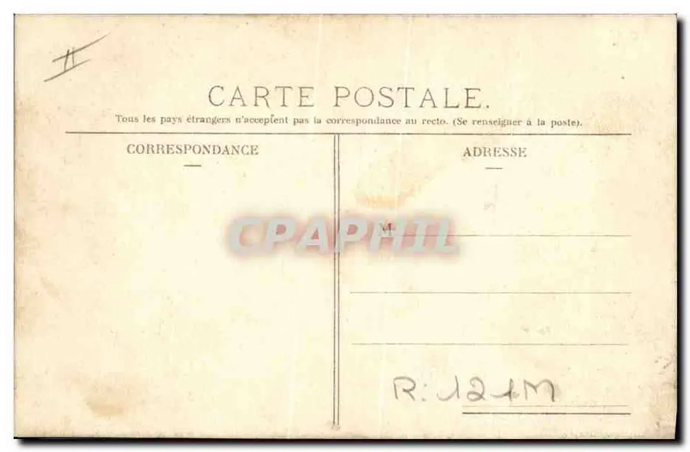 Bäuerliche Leute aus der Auvergne auf dem Weg zum Markt — Hirondelle, Paris, n°34 - Rückseite