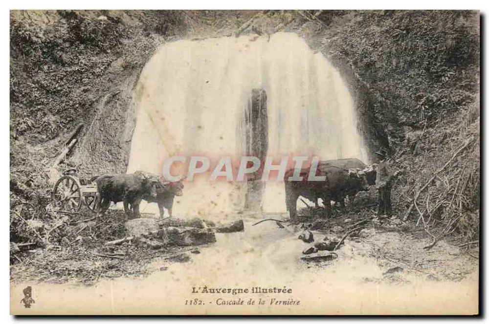 Cachoeira da Vernière — L'Auvergne illustrée, n° 1182 - Frente