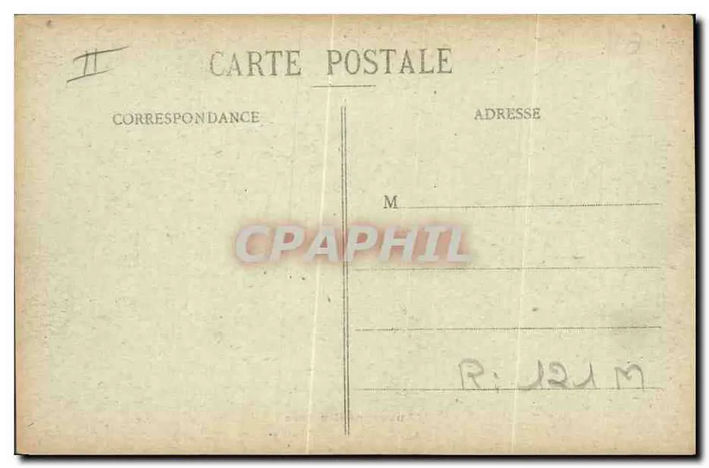 Cachoeira da Vernière — L'Auvergne illustrée, n° 1182 - Verso