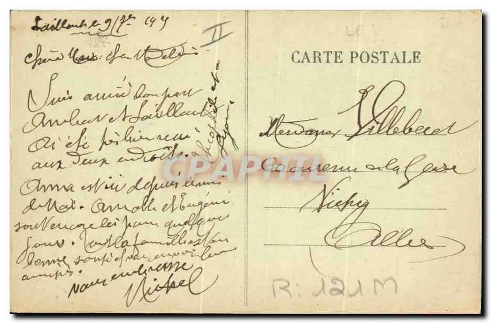 Nossa Auvergne (Região do Puy-de-Dôme) — cena de vida — Antonin MEYNIEL e Régis M. - Verso