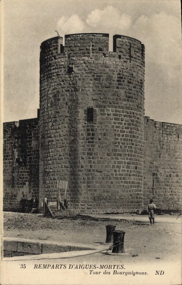 Wälle von Aigues-Mortes — Turm der Burgunder — ND - Vorderseite