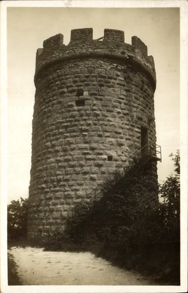 Torre de vigia de Ribeauvillé — Haut-Ribeauvillé — editor Félix Lüib, Strasbourg - Frente