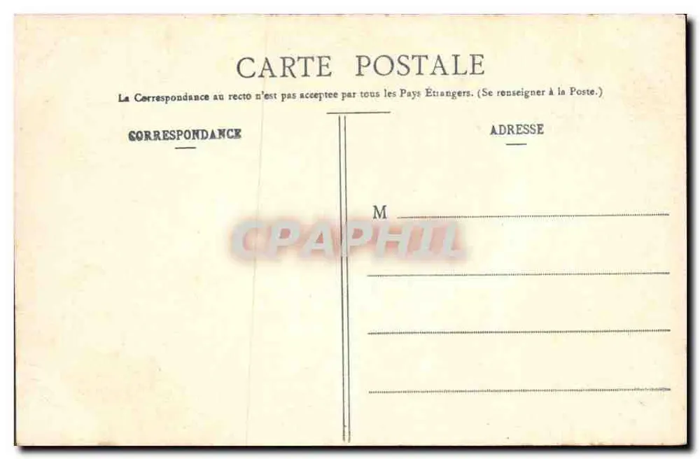 St-RÉMY-les-CHEVREUSE — O Castelo de Vaugien — G. I. - Verso